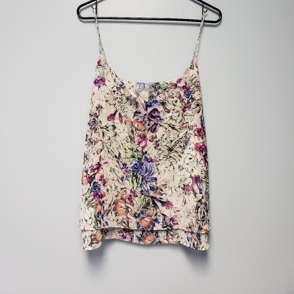 H&M wild flower print cami. Size 12.